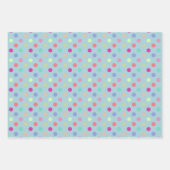 Pfosten für Pastellpolka und Streifen Geschenkpapier Set (Vorderseite 2)