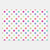 Pfosten für Pastellpolka und Streifen Geschenkpapier Set (Vorderseite)