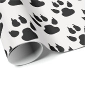 Pfosten für schwarze Hunde Geschenkpapier (Rolleneckpunkt)