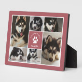 Pfosten in der liebenden Erinnerung, rosa FotoColl Fotoplatte (Seite)