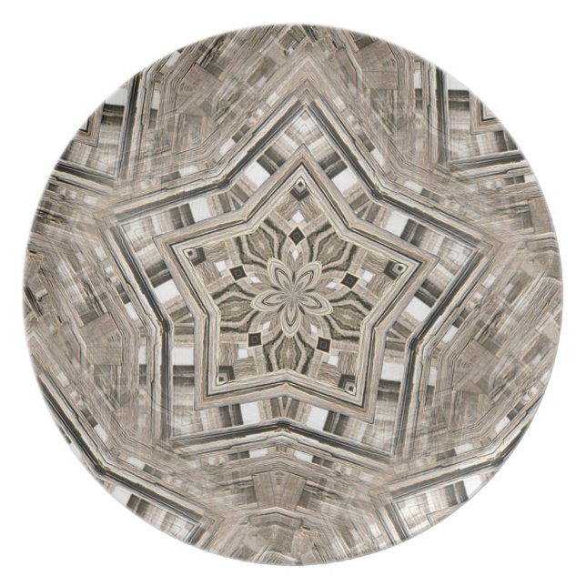 Pfosten-Pentagramme Teller (Vorderseite)