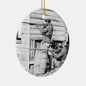 Pfosten-Station farbigen Keramikornament (Rechts)