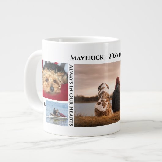 Pfosten zum Tierverlust von DIY 5 Foto Jumbo-Tasse (Vorderseite Links)