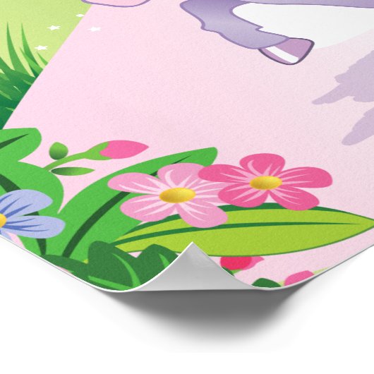 Pfoster für Kinderzimmer Poster (Ecke)