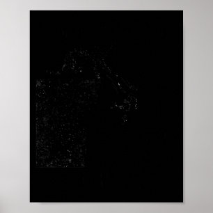 Pfote auf dem Rücken Sarkastisches Spruchdesign Lu Poster