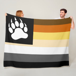 Pfote für den coolen Gay Bear Fleecedecke