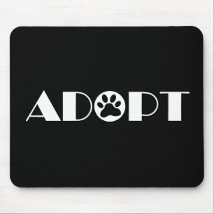 Pfote Hund adoptieren Mousepad