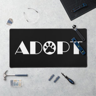 Pfote Hund adoptieren Schreibtischunterlage
