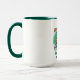 Pfoten auf Pedalen: Ein toller Tag mit Freunden Tasse