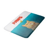 Pfoten! Badematte (Schrägansicht)