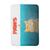 Pfoten! Badematte (Vorderseite Vertikal)