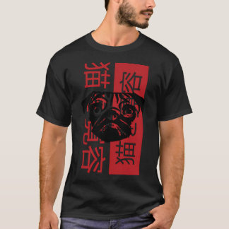 Pfoten der Akzeptanz - Street Art Mops umarmt Katz T-Shirt
