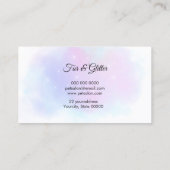 Pfoten druckt Loyalitätskarte Visitenkarte (Rückseite)