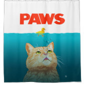 Pfoten! Duschvorhang (Vorderseite)