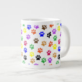 Pfoten für eine Cupa Pause! Jumbo-Tasse (Vorderseite Rechts)