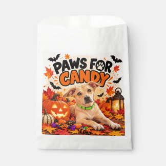 Pfoten für Süßigkeiten Süßes Halloween-Hund und Kü Geschenktütchen