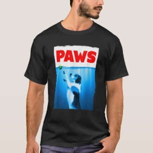 Pfoten-Hund-Parodie-Tennisball  T-Shirt