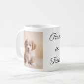 Pfoten in Time Kaffee Tasse (Vorderseite Links)