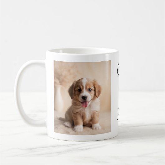 Pfoten in Time Kaffee Tasse (Links)