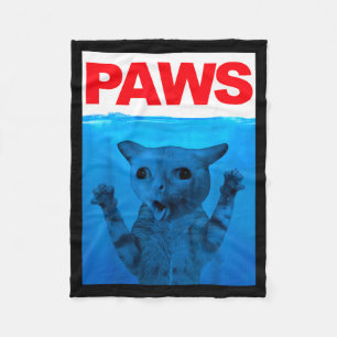 Pfoten Katzen Meme Humor Lustige Katzenliebhaber L Fleecedecke