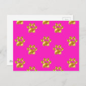 Pfoten Postkarte (Vorne/Hinten)