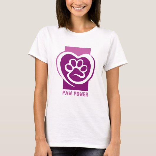 Pfoten-Power T-Shirt (Vorderseite)