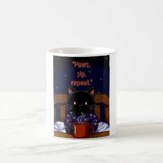 Pfoten, Schluck, wiederholen  Kaffeetasse