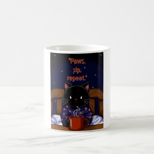 Pfoten, Schluck, wiederholen Kaffeetasse (Mittel)