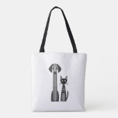 Pfoten & Schnurrhaare Tasche (Rückseite)