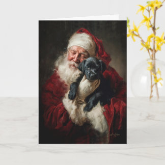 Pfoten und Claus Karte