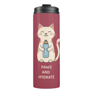 Pfoten und Hydratation Thermosbecher