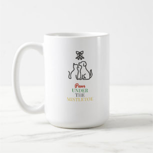 Pfoten unterm Mistelzweig – Süßes Weihnachten Kaffeetasse
