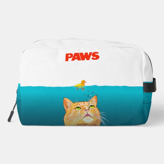 Pfoten! Waschbeutel (Rückseite)