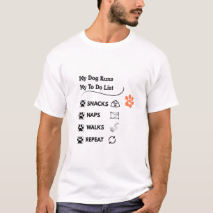 Pfotenabdruck-Checkliste Hunde- Katzenbesitzer Kun T-Shirt