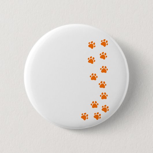 Pfotenabdruck - fügen Sie Ihren eigenen Namen oder Button (Vorderseite)