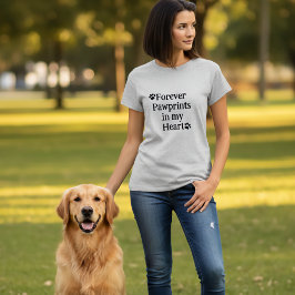 Pfotenabdruck in meinem Herzen T-Shirt