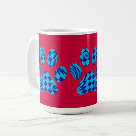 Pfotenabdruck Kaffeetasse