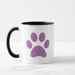 Pfotenabdruck-Kaffeetasse Tasse