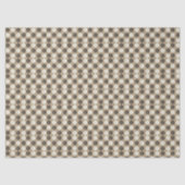 Pfotenabdruck-Muster Erdig Sand Seidenpapier (Vorderseite)