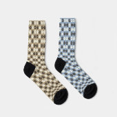 Pfotenabdruck-Muster Erdig Sand Socken