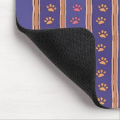 Pfotenabdruck-Muster Mousepad (Ecke)