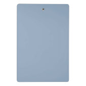 Pfotenabdruck-Muster Silber Blau Mini Klemmbrett (Rückseite)