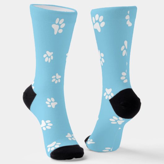 Pfotenabdruck Nachhaltige Premium-Strumpfhose Socken (Gewinkelt)