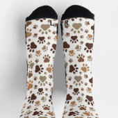 Pfotenabdruck-Socken mit Matscheffekt Socken (Oben)
