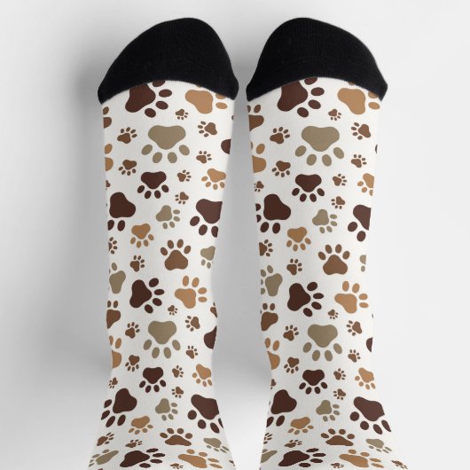 Pfotenabdruck-Socken Socken (Oben)