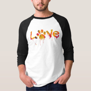 Pfotenabdruck T-Shirt