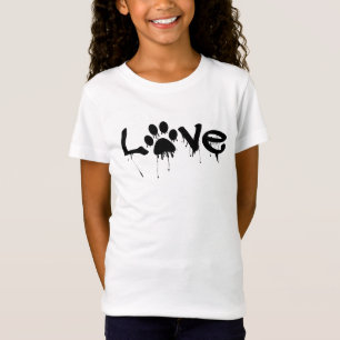 Pfotenabdruck-T-Shirt T-Shirt