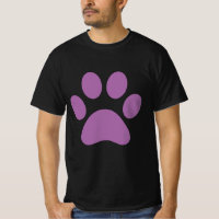 Pfotenabdruck-T-Shirt