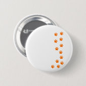Pfotendruck - Fügen Sie Ihren eigenen Namen oder I Button (Vorne & Hinten)