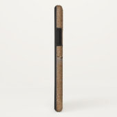 Pfotendrucke in Sand Case-Mate iPhone Hülle (Hinten/Rechts)